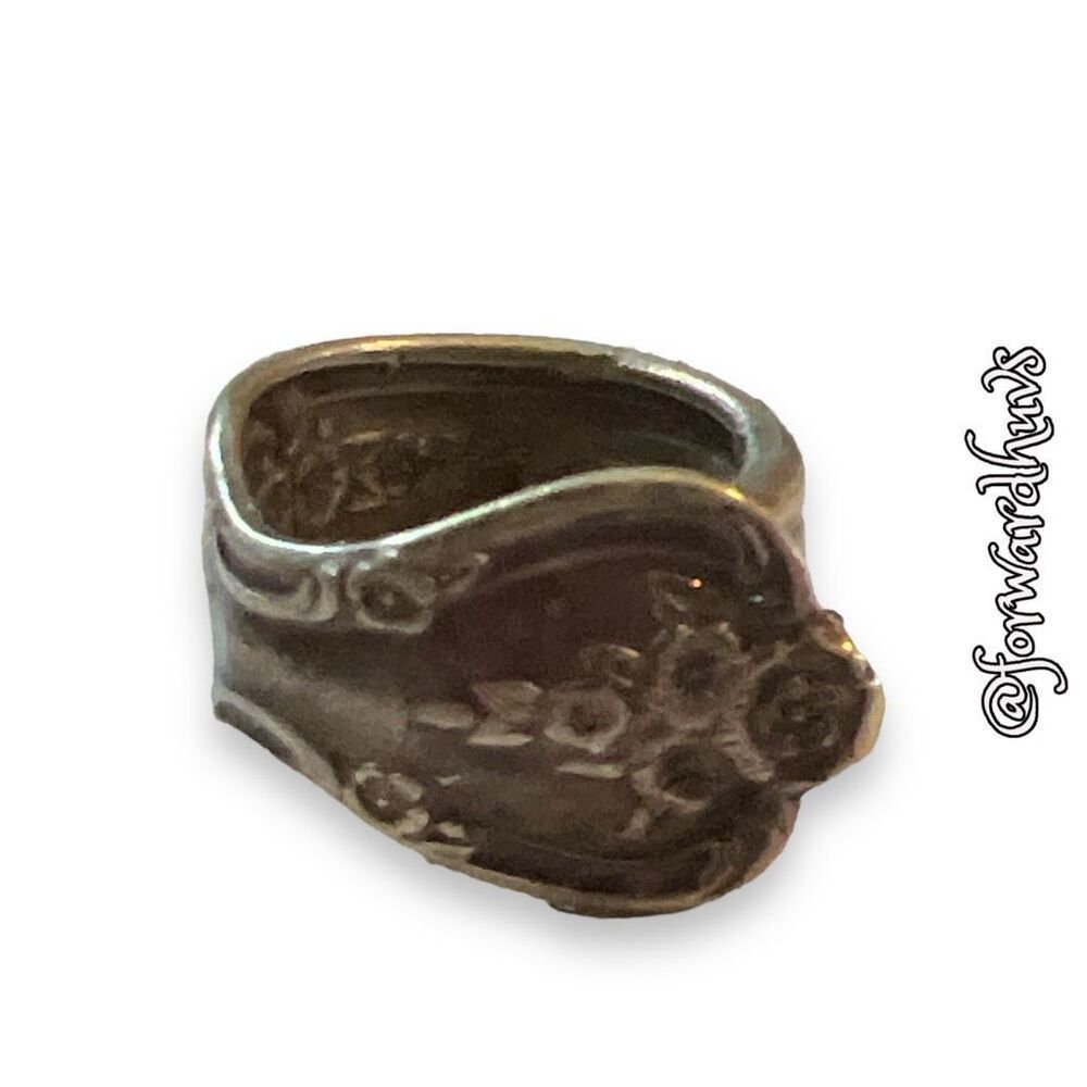 Vintage Original Rogers | Extra Plate | Spoon Ring | Size 7.5 - 8